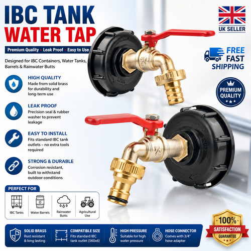 Ibc tank tap adapter - ibc,