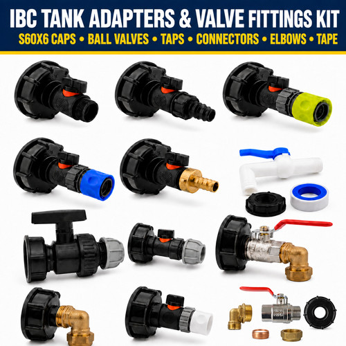 Ibc tank s60x6 - adapter, ball