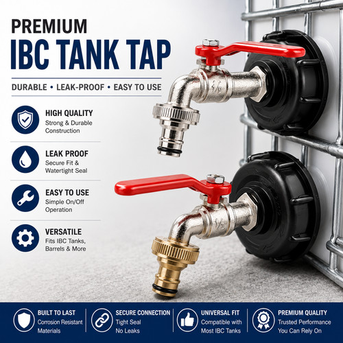 Ibc tank adapter connector - connector, to