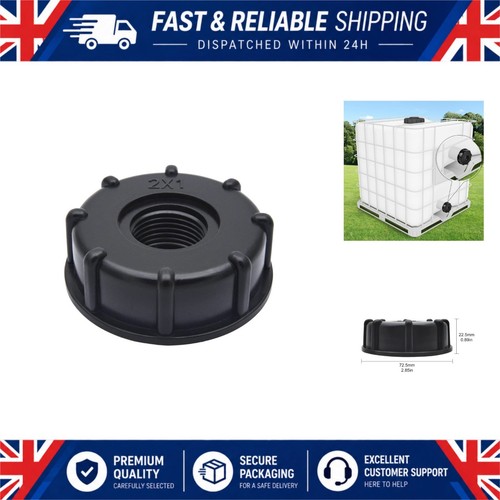Ibc tank adapter 1in s60x6 - 1in,