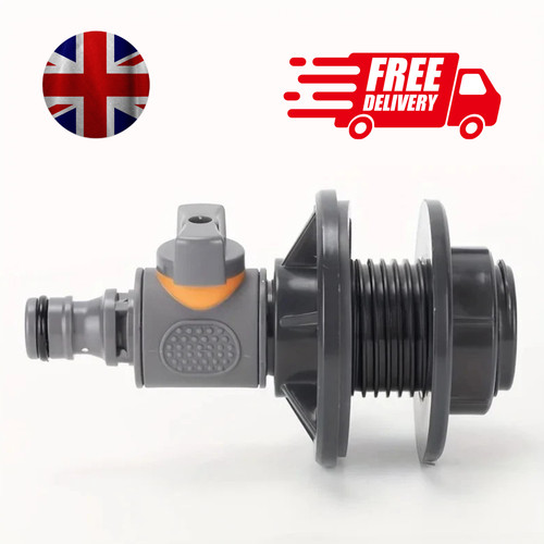 Pvc water tank adapter - water, valve