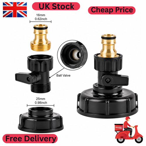 Ibc tank adaptor connector - connector, to